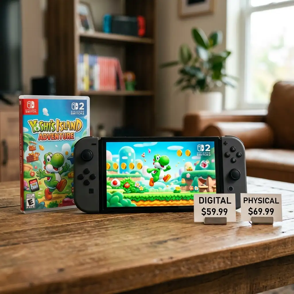 任天堂把 Switch 2 实体版的账算明白了：数字版 60 美元、卡带 70 美元，7 月还要用《Splatoon Raiders》把这套逻辑坐实