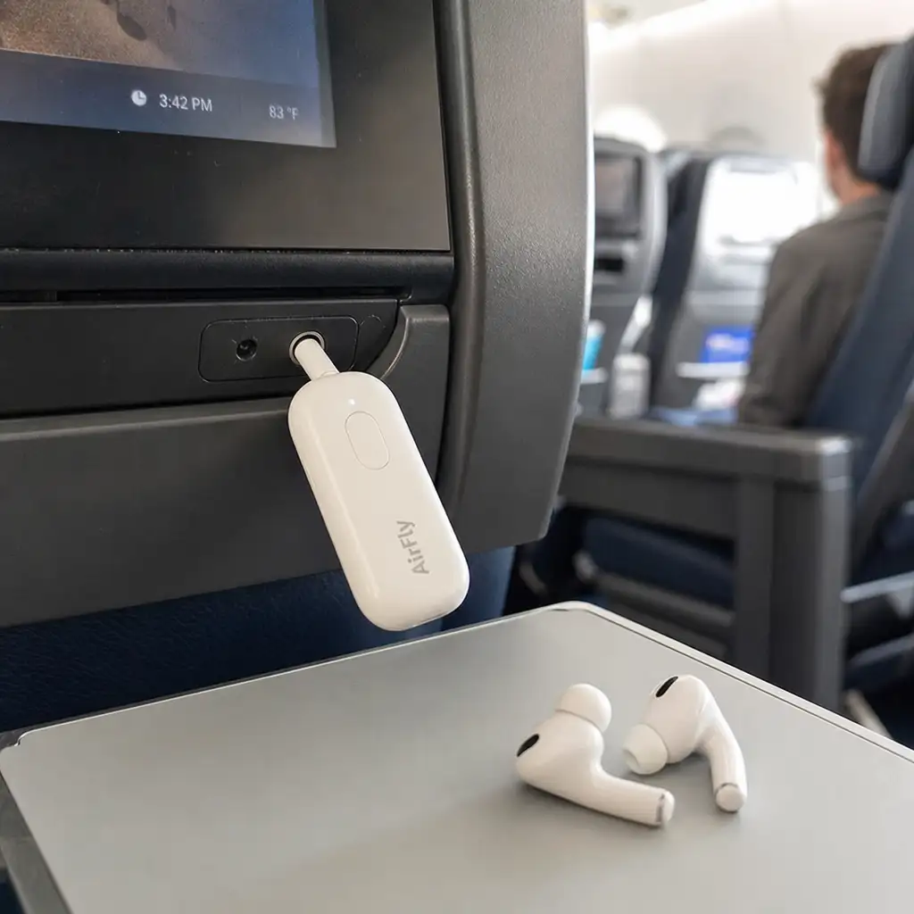 AirFly Pro 2 降到 49.99 美元：适合飞机上想用无线耳机的人
