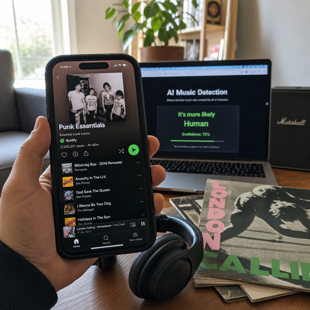 Deezer把AI音乐检测推向Spotify歌单：平台不接，就让用户先查