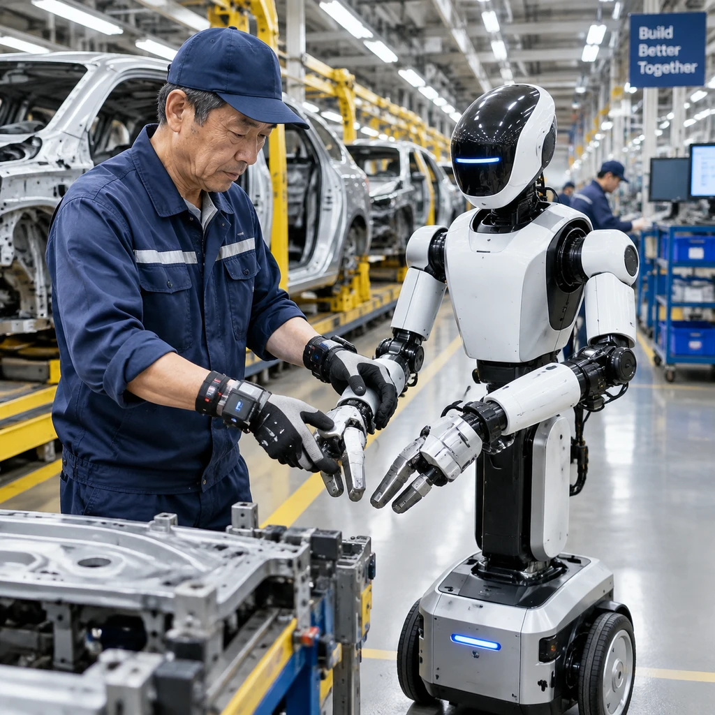 Toyota投入64亿美元部署40万台机器人，老工匠亲手训练数字替身