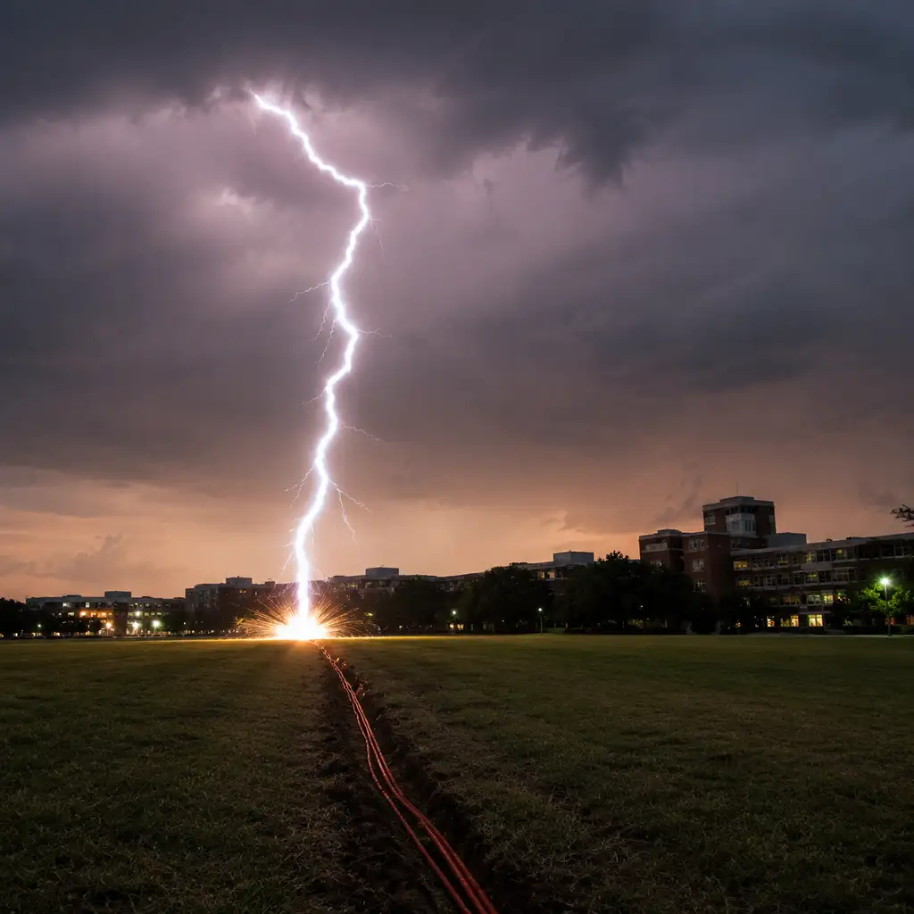 458次雷震,听出地下100米:一根被遗忘的光纤干了件正经事