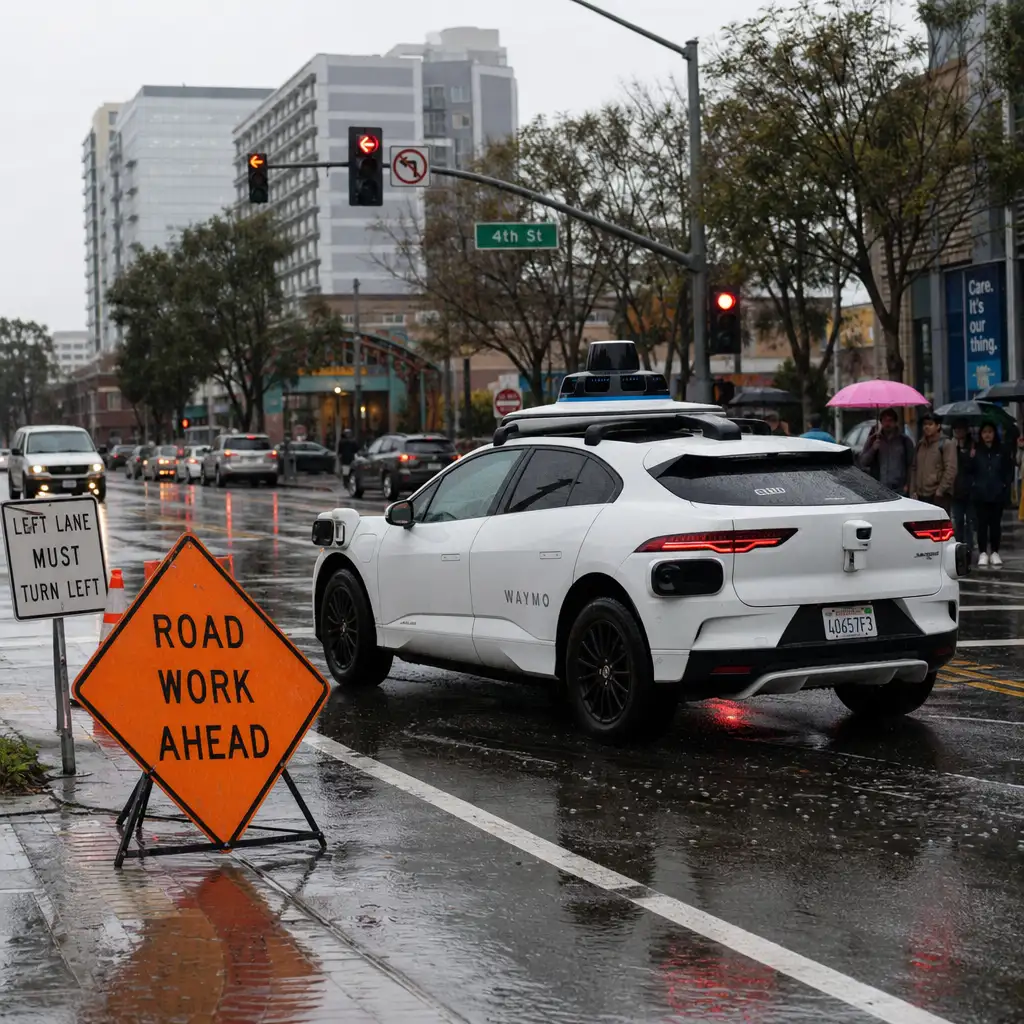 Waymo 暂停四城 Robotaxi：无人车最该学会的不是涉水，是停下